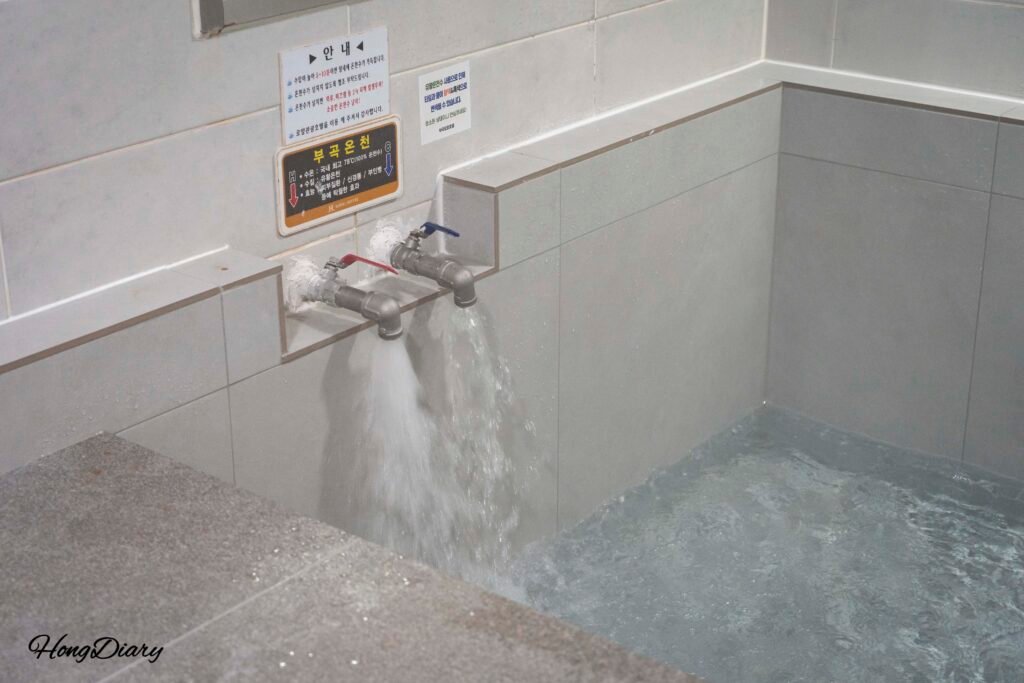 Private in-room hot spring bath at Bugok Royal Tourist Hotel