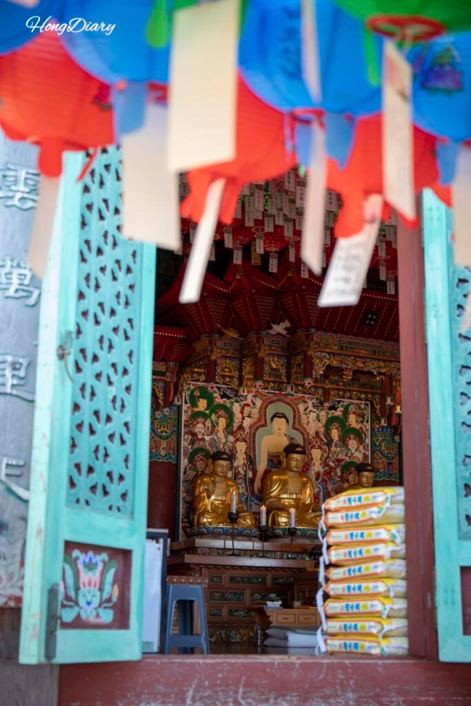 Inside Haedong Yonggungsa temple, Busan