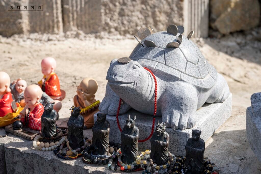 jangsu temple's stone turtle