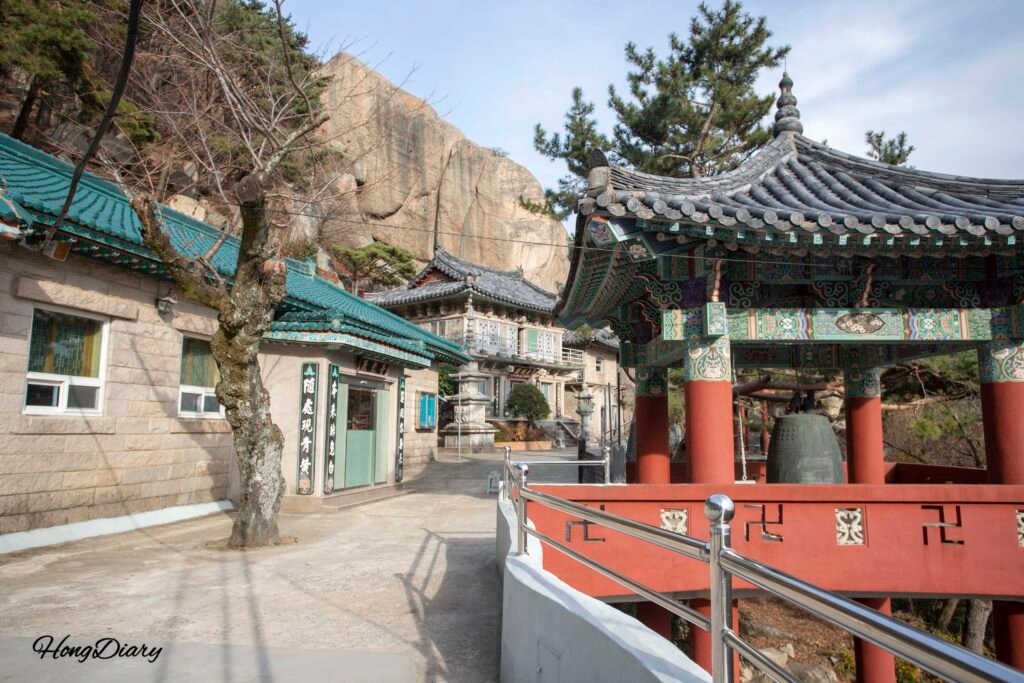 Entrance to Seokbulsa Temple on Geumjeongsan Mountain, Busan
