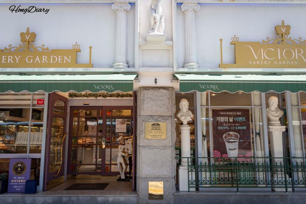 Fachada de Victoria Bakery Garden Castle Branch cerca de la Estación Busan