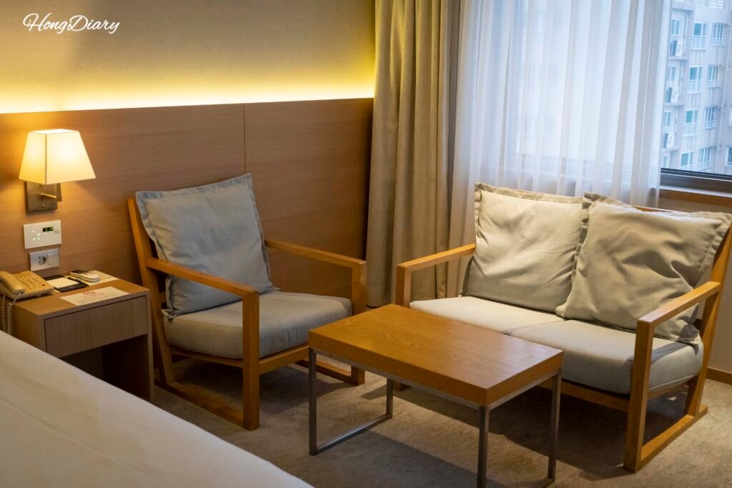 Interior de la habitación de Astar Hotel, Jeju City