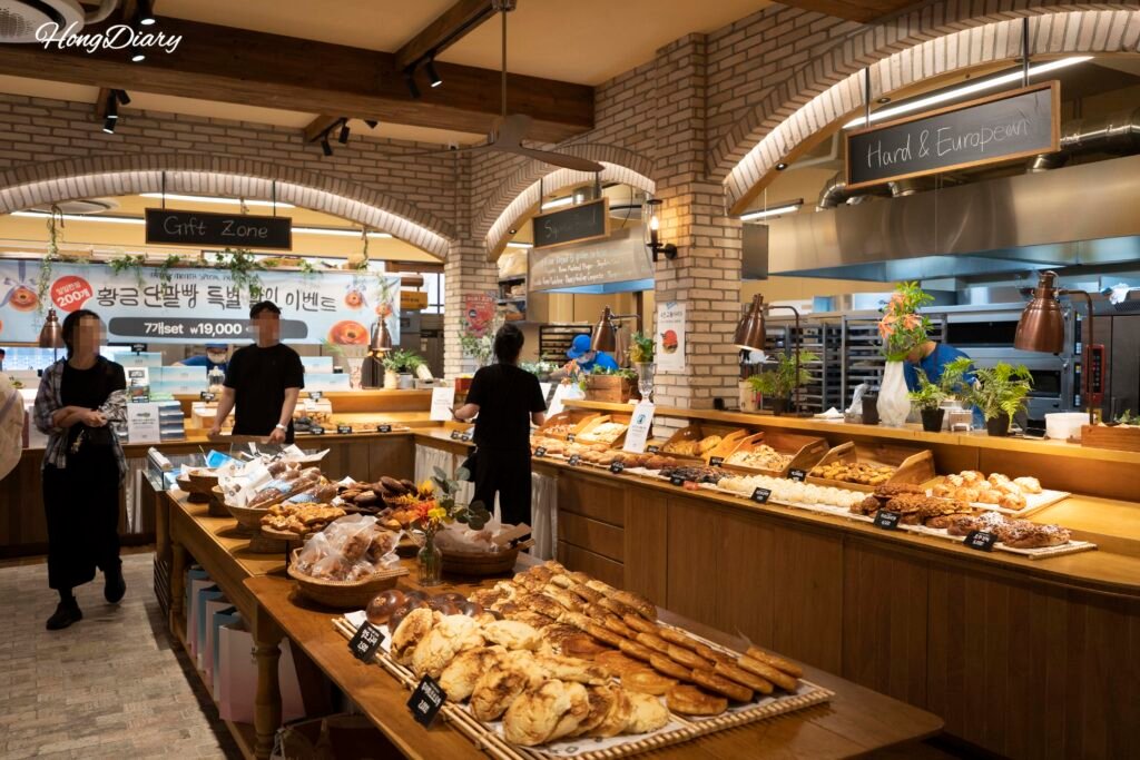 プサンダン釜山駅店の店内全体の様子