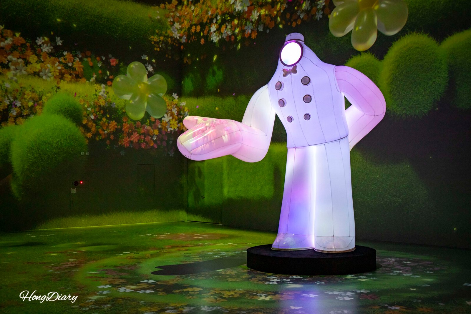 Gran instalación dentro del Cosmic Resort Gyeongju