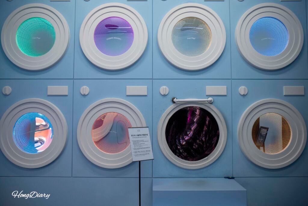 Laundry Splash con tobogán en el Cosmic Resort Gyeongju
