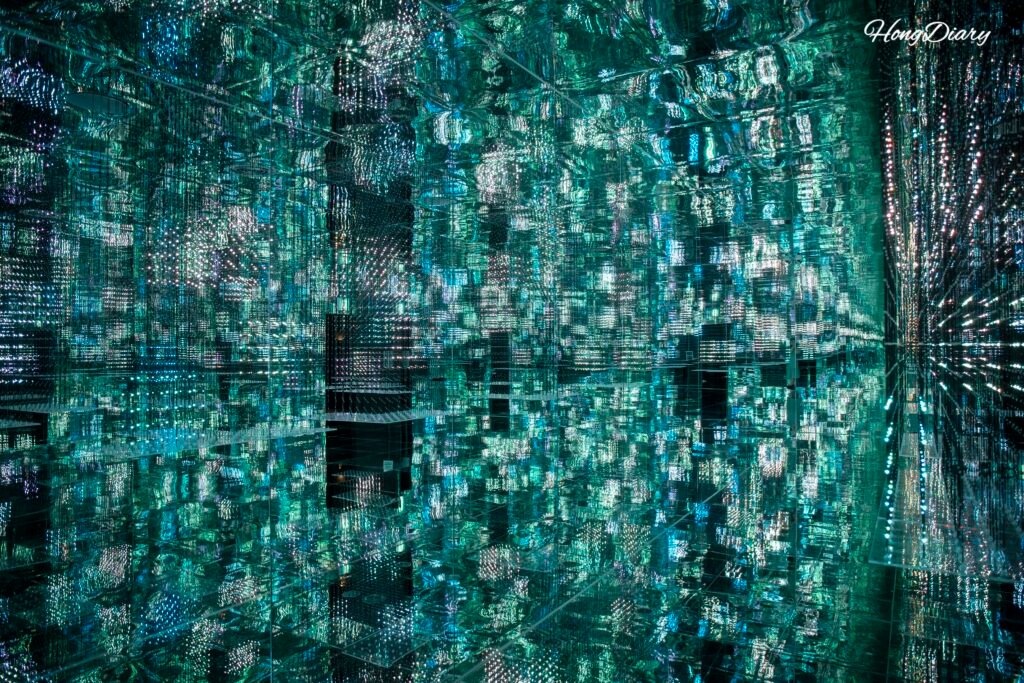 Interactive media art zone inside Cosmic Resort Gyeongju