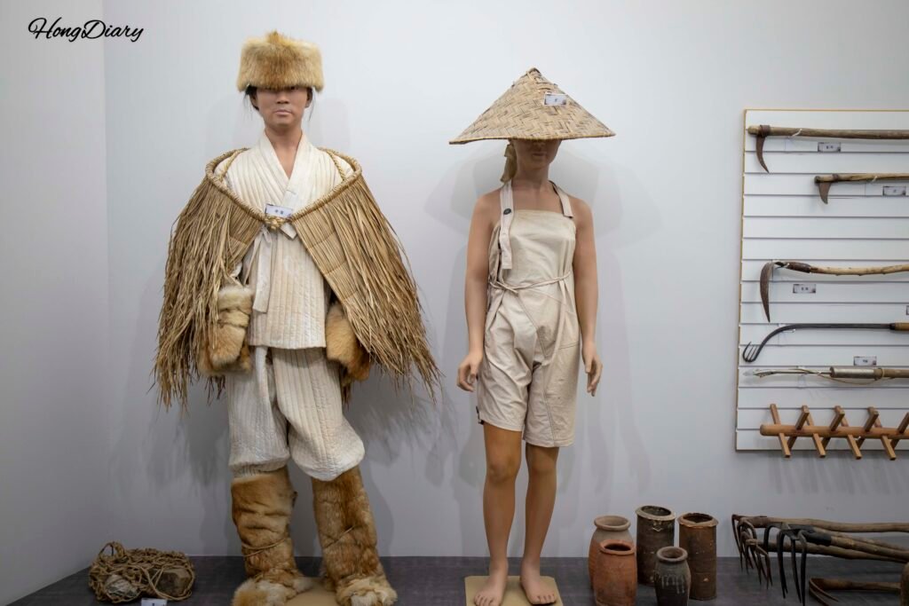 国立水産科学館の昔の韓国漁業に関する展示物