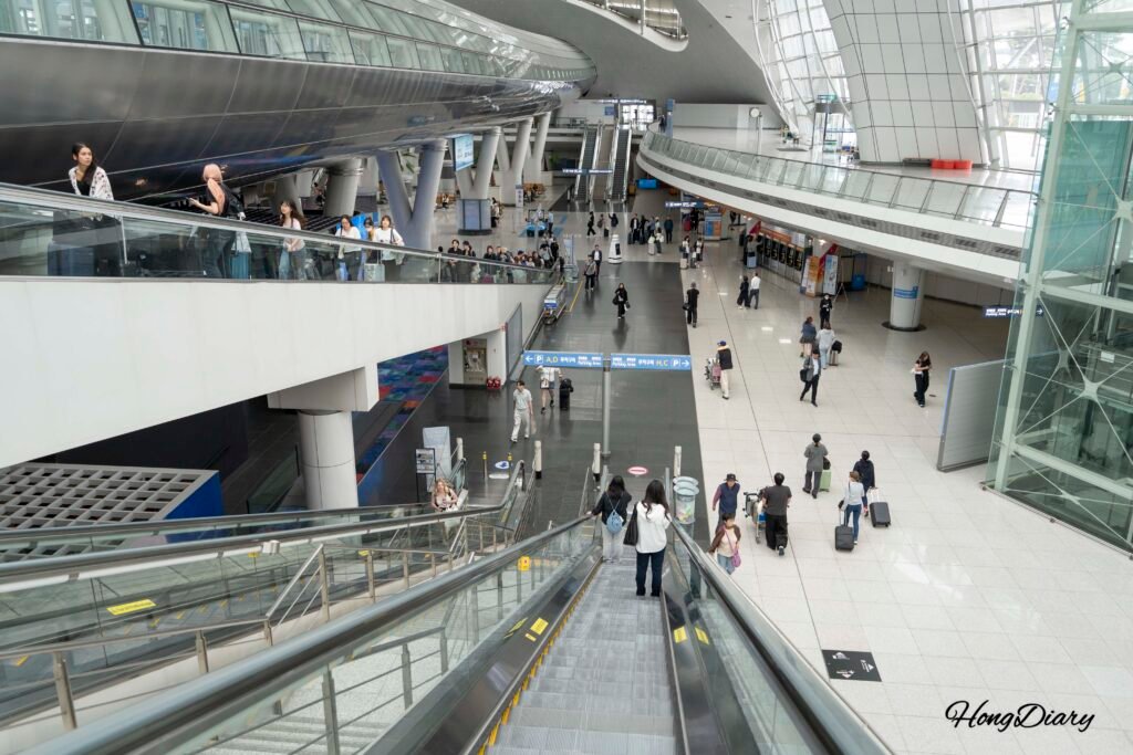 Sala de llegadas del Aeropuerto Internacional de Incheon