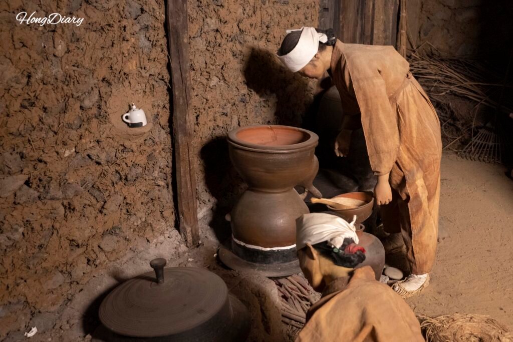 済州民俗自然史博物館に展示された済州島の昔の人々の生活模型