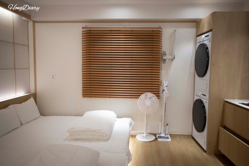Interior de la habitación Soo de Jeongonjae Busan