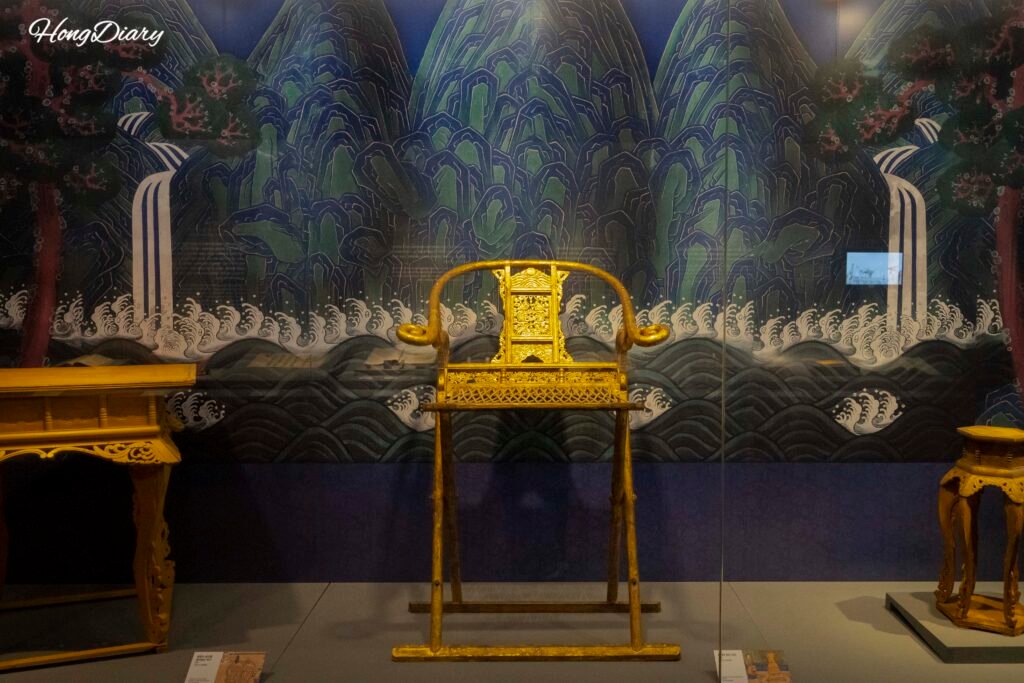 Silla plegable imperial del Emperador Gojong, Museo del Palacio Nacional de Corea