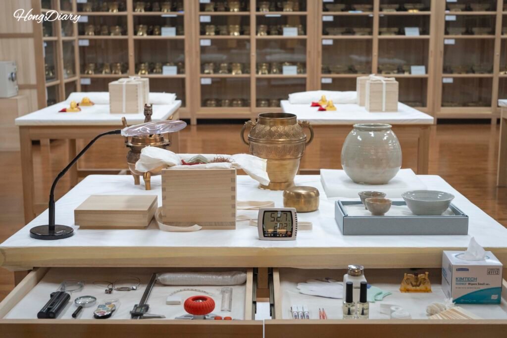 Exhibición del proceso de restauración y conservación de patrimonio cultural, Museo del Palacio Nacional de Corea