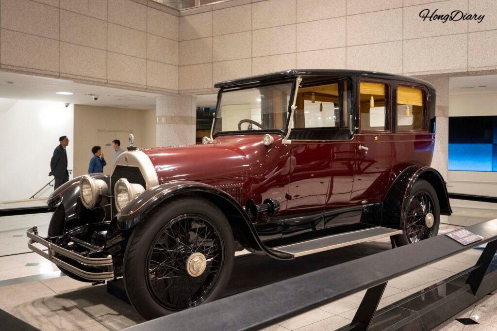 Carruaje imperial en exposición en el Museo del Palacio Nacional de Corea