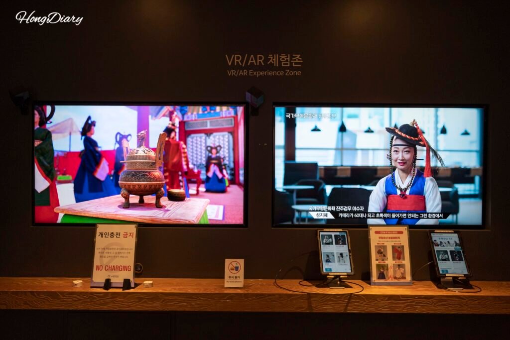 国立古宮博物館のVR・AR体験ゾーン