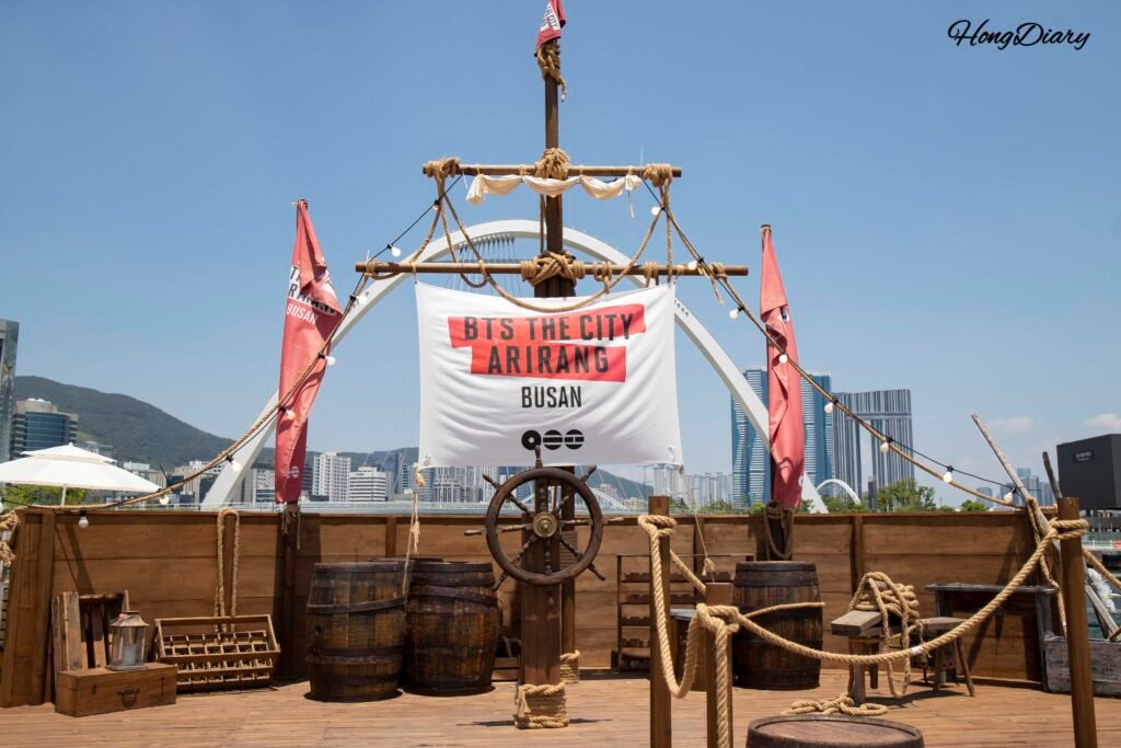 BTS THE CITY ARIRANG BUSAN Lounge at Port Village Busan 2026