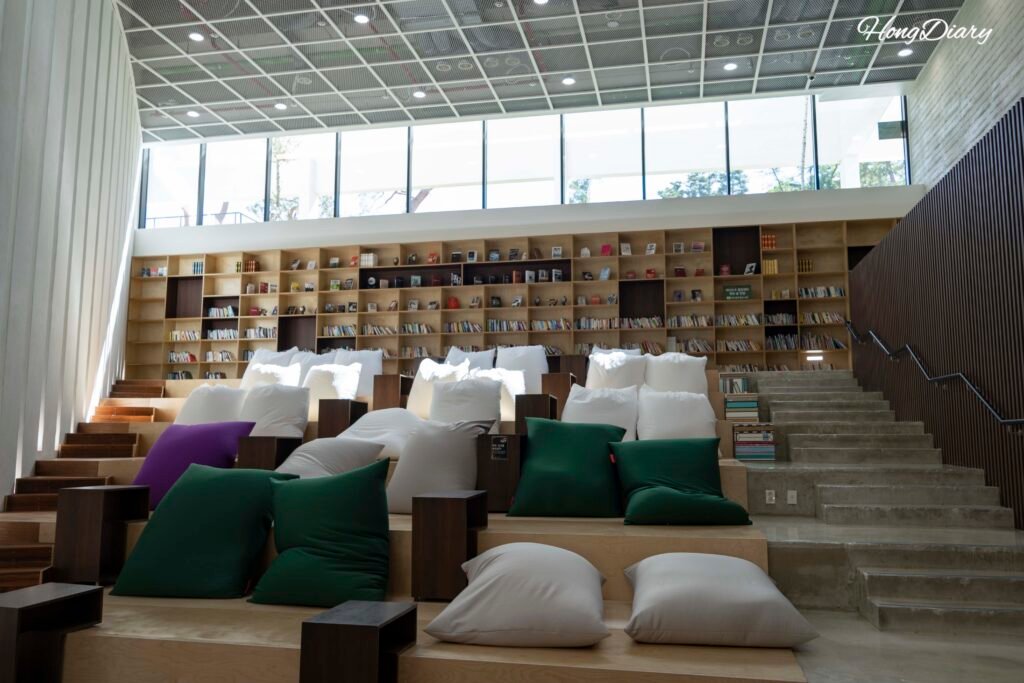 Healing Forest Garden in basement level of Rainbow Healing Center Yeongdong