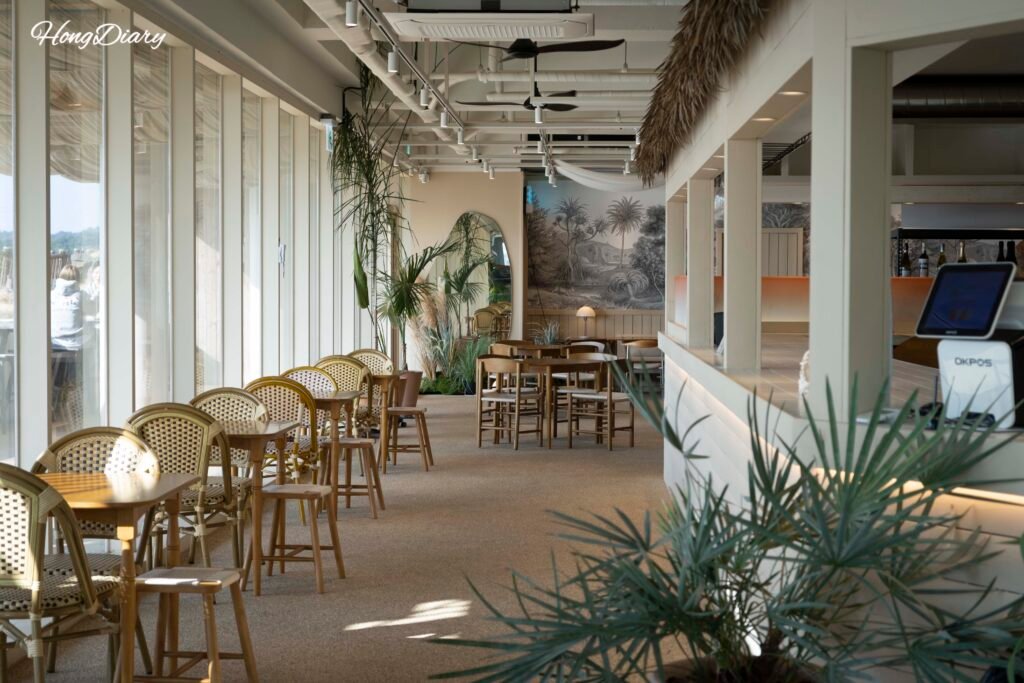 Vista general de Seogwipean Bakery, Seopjikoji, Jeju, Corea del Sur