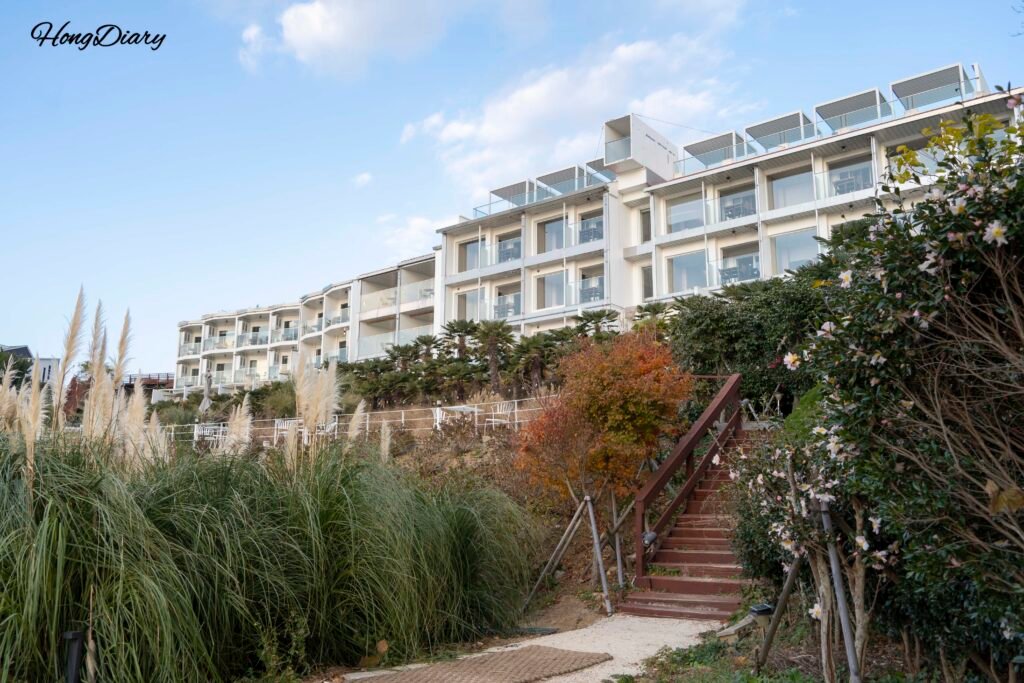 Exterior de Windyhill Resort en isla Geoje, cerca de Busan