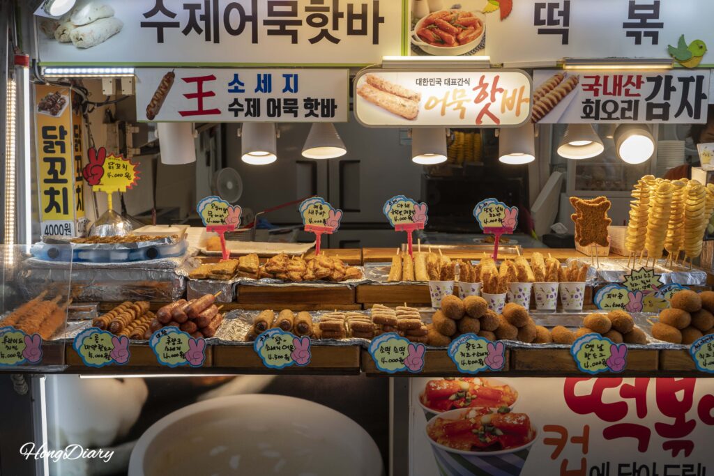 Food court inside the upper station at Amnam Park, Songdo Cable Car, Busan