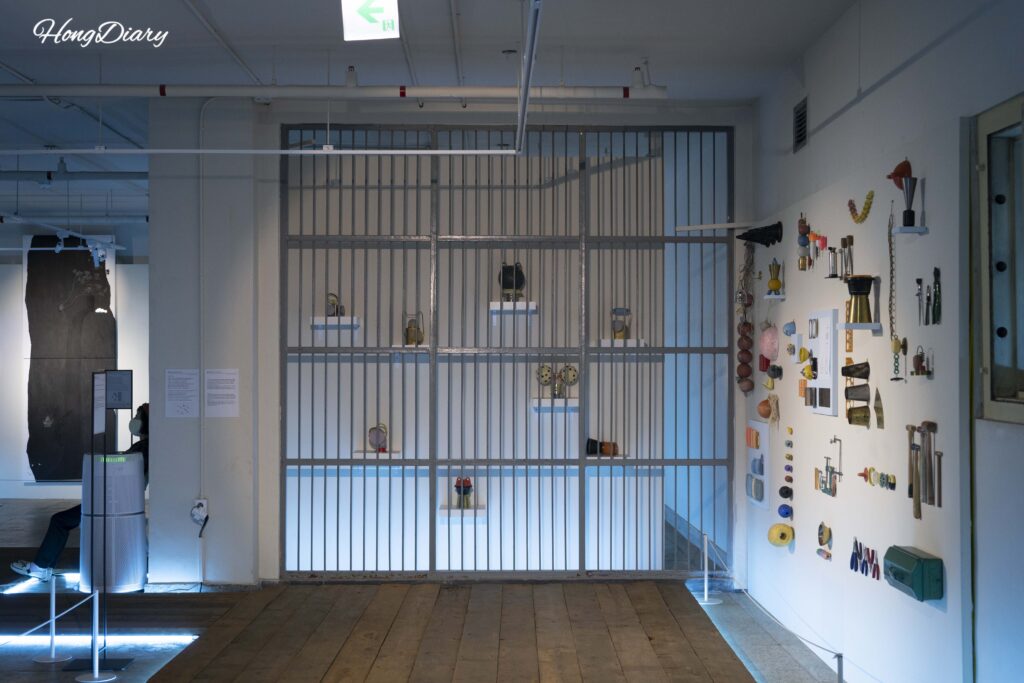 釜山近現代歴史館の金庫美術館内部、旧韓国銀行の金庫室を活用した展示空間