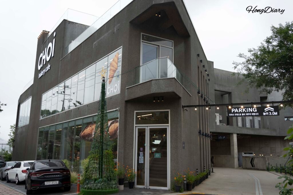 Cafe Choi Yangsan exterior panadería cerca de Busan Corea