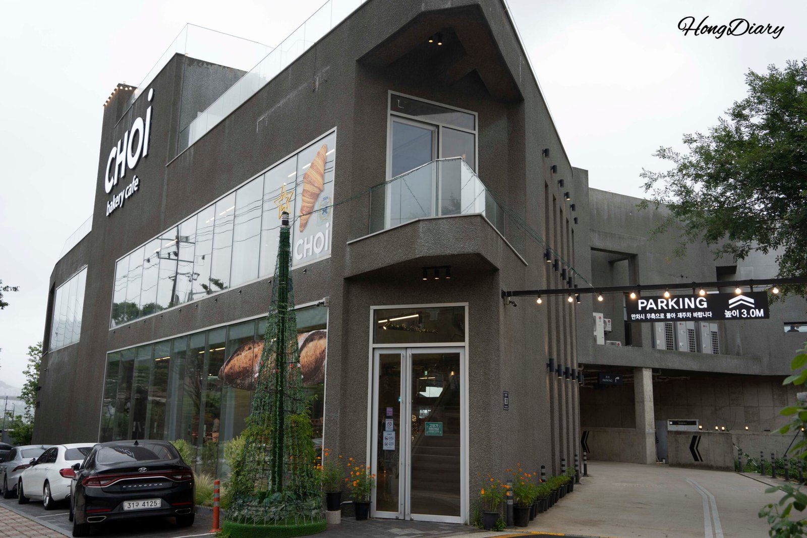 Cafe Choi Yangsan exterior panadería cerca de Busan Corea