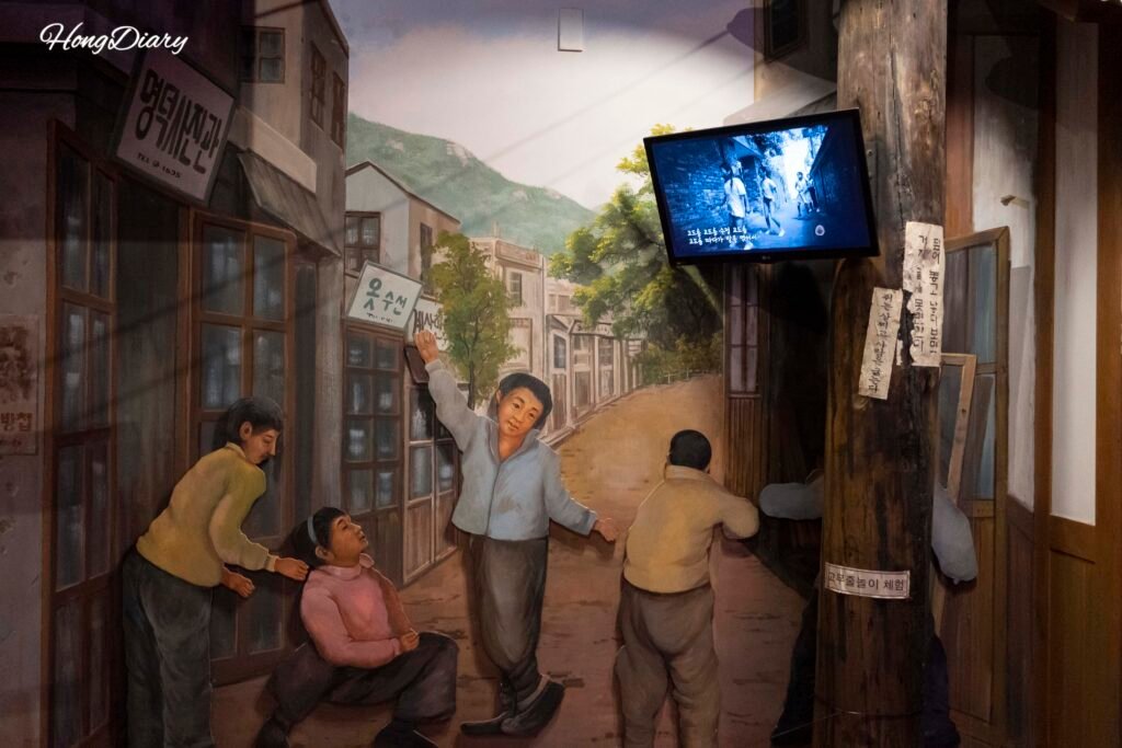 Calle coreana de los años 50 recreada dentro del Centro Cultural Hyangchon en Daegu