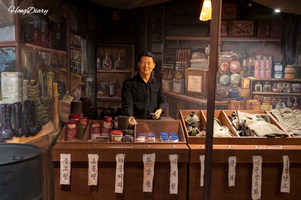 Exhibición de la era moderna de Corea dentro del Centro Cultural Hyangchon
