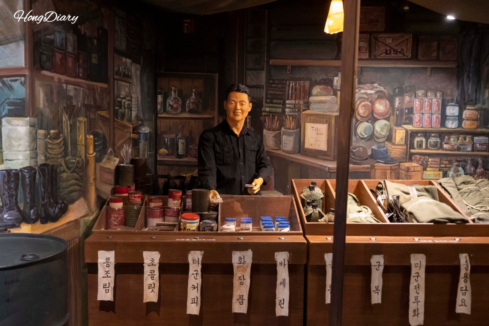 Exhibición de la era moderna de Corea dentro del Centro Cultural Hyangchon