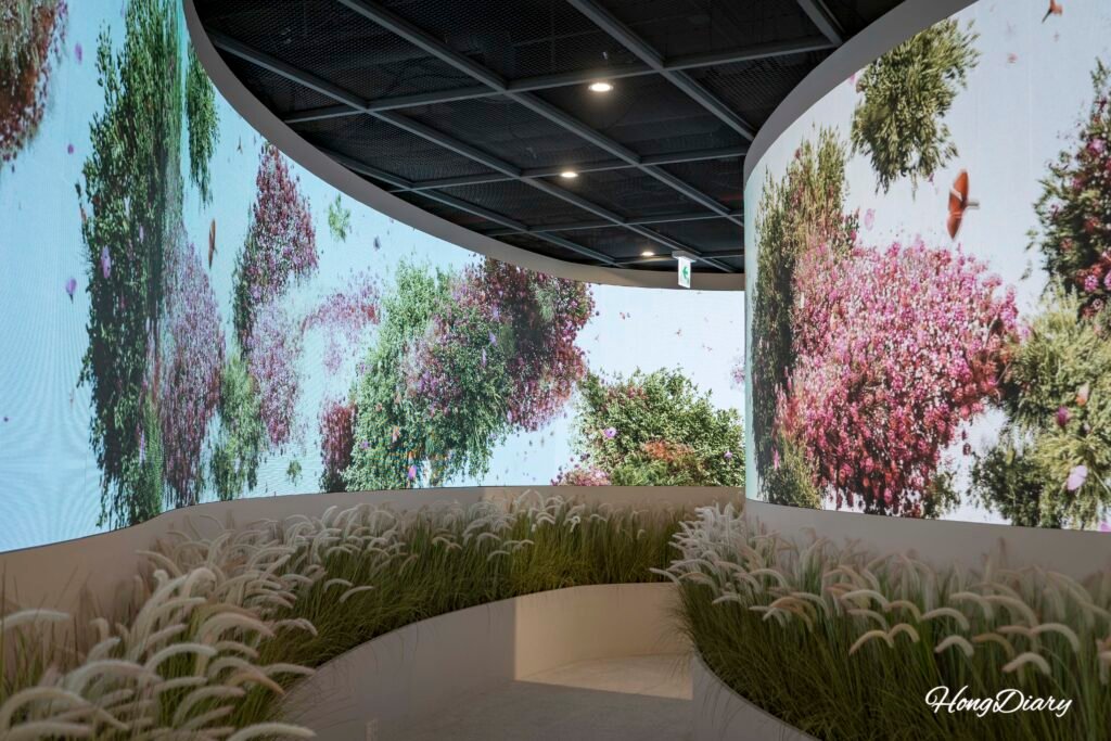 天馬山複合展望台 2階 生態体験館 メディアアート