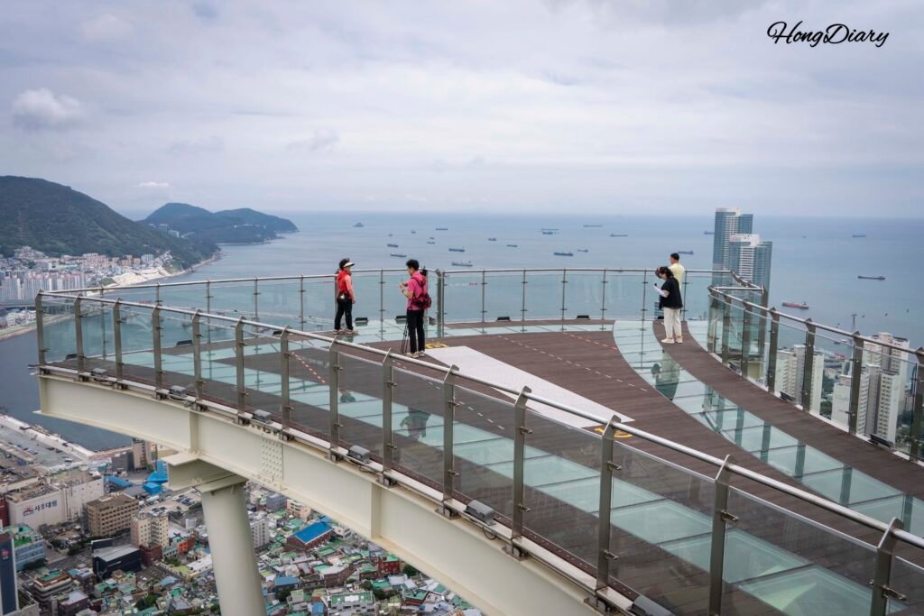 Cheonmasan Observatory Busan skywalk glass floor cliff