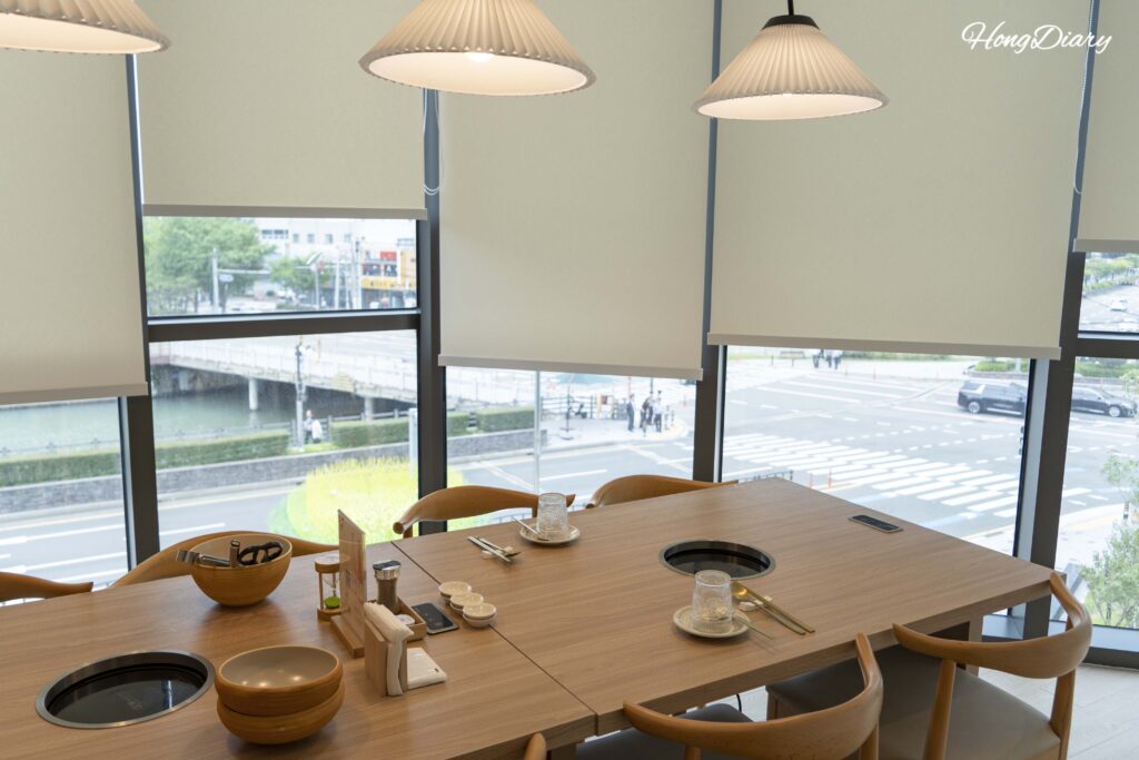 Sala privada con vista a la ciudad en Cosmos Busan, BIFC2 Square Garden, Munhyeon-dong