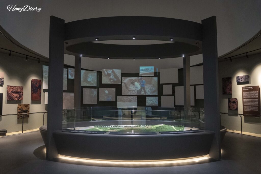 大成洞古墳博物館の中央展示「王たちの最後の安息の地」