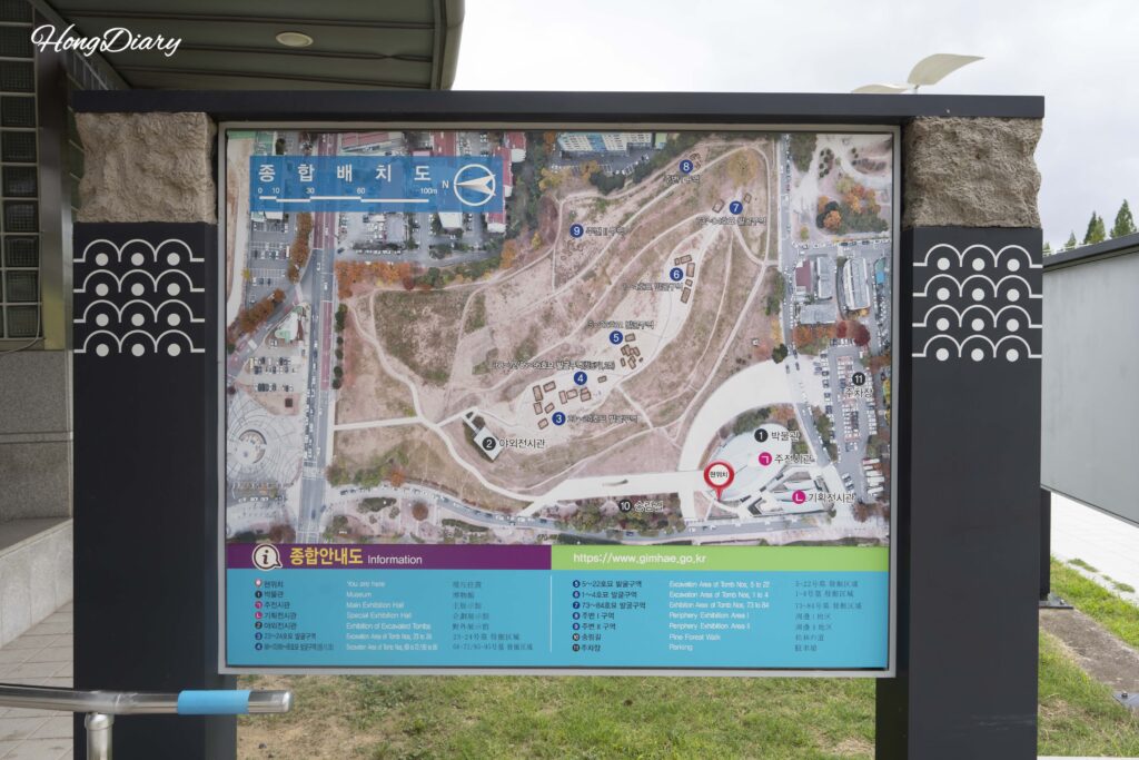 大成洞古墳群の全体配置図