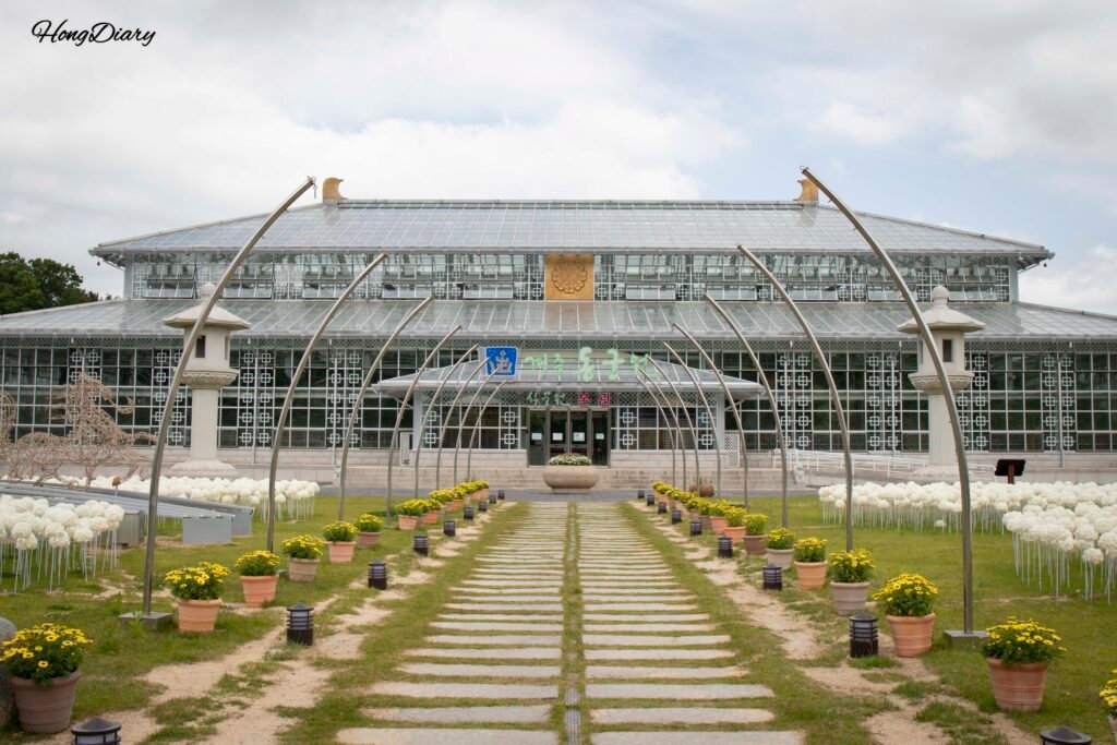 Entrance to Donggungwon (Gyeongju East Palace Garden) in the Bomun Tourist Complex, Gyeongju, South Korea
