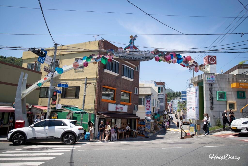 Gamcheon Culture Village entrada Busan Corea del Sur