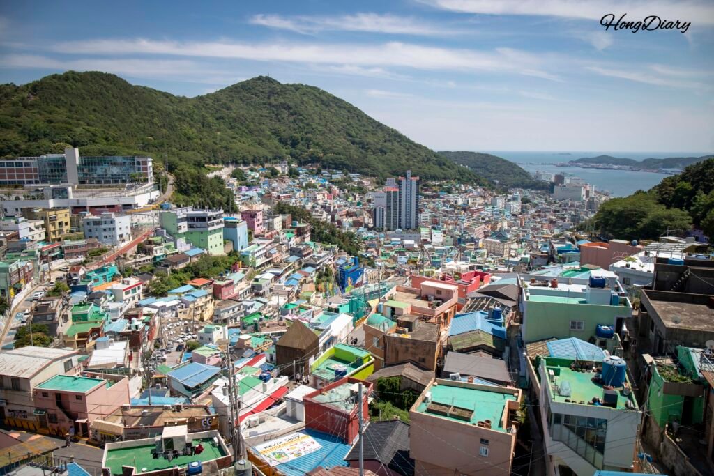 Haneul Maru Observatory Gamcheon Culture Village view Busan