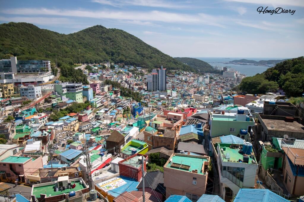 Mirador Haneul Maru Gamcheon Culture Village Busan vista