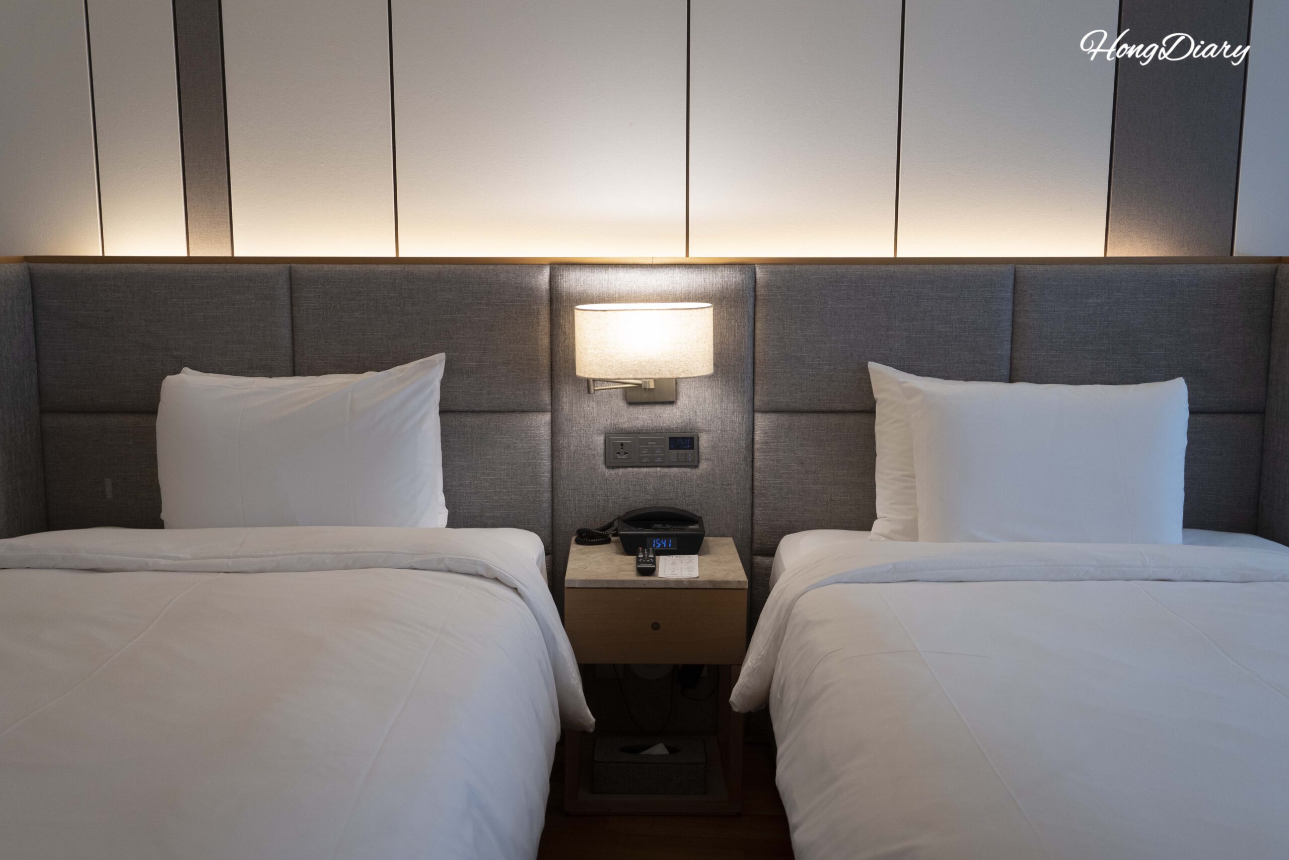 Habitación Deluxe Twin del Hotel Inter-Burgo Daegu con vista al río Kumho