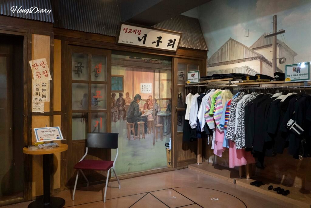 香村文化館に再現された韓国近代の街並み