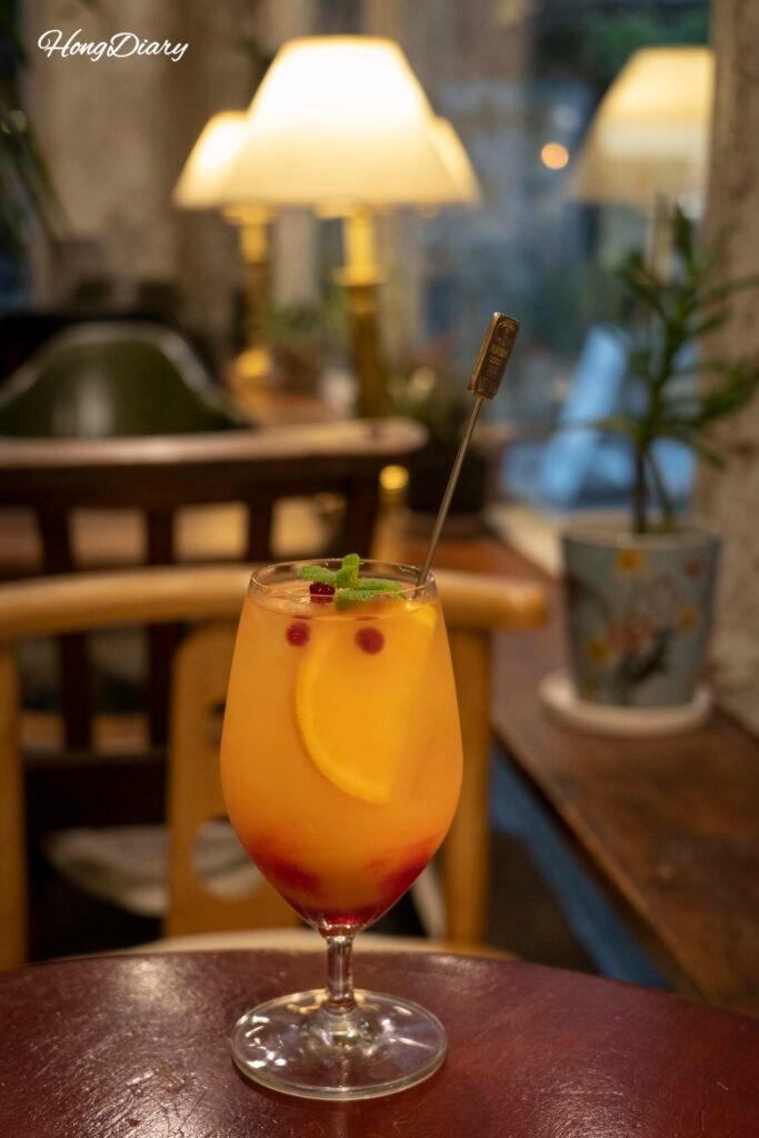 Drink at cafe on Jeonpo Cafe Street Busan