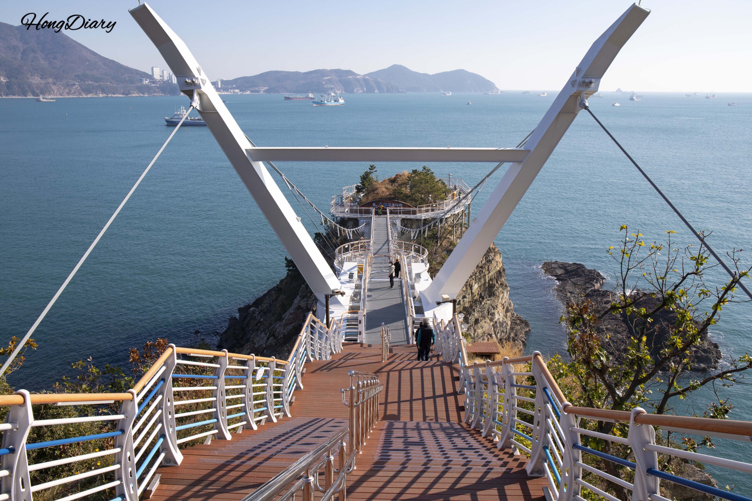 Puente Yonggung Songdo Busan: ₩1.000(~$0,60) sobre el mar