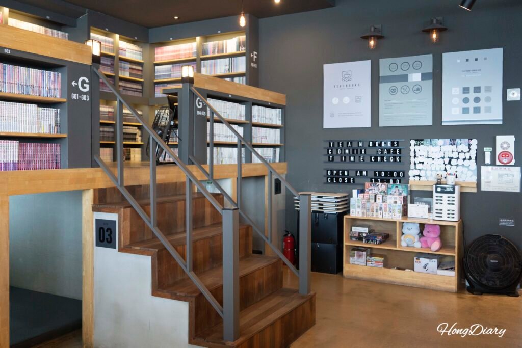 ティーアンドブックス広安店のインテリアデザイン
