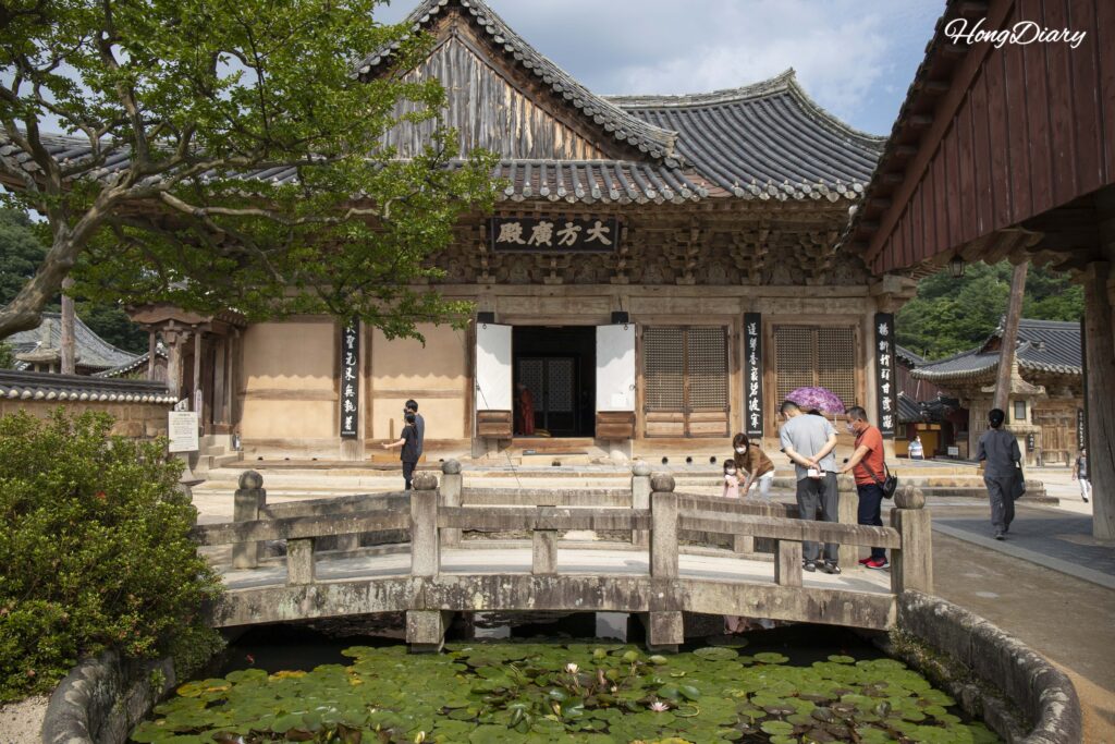 Guryongji Pond at Tongdosa Temple, the legendary Nine Dragon Pond that never dries