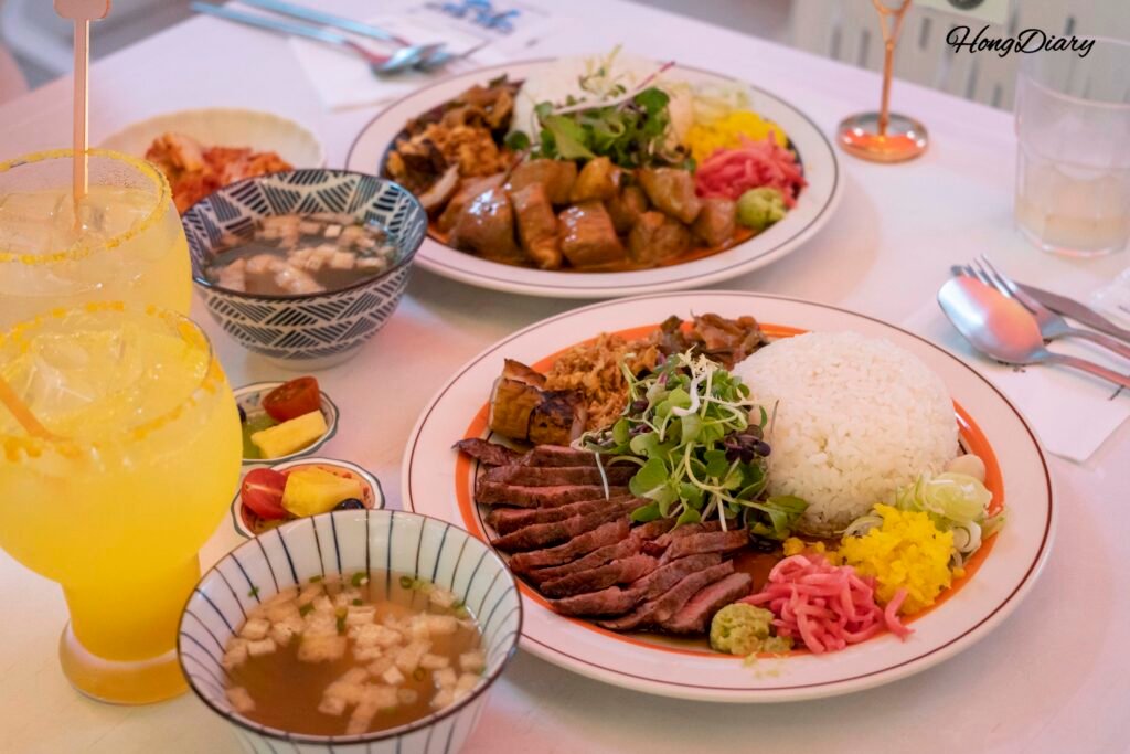 Sous vide beef chuck flap rice bowl at Yeonhwa Dupbab Busan