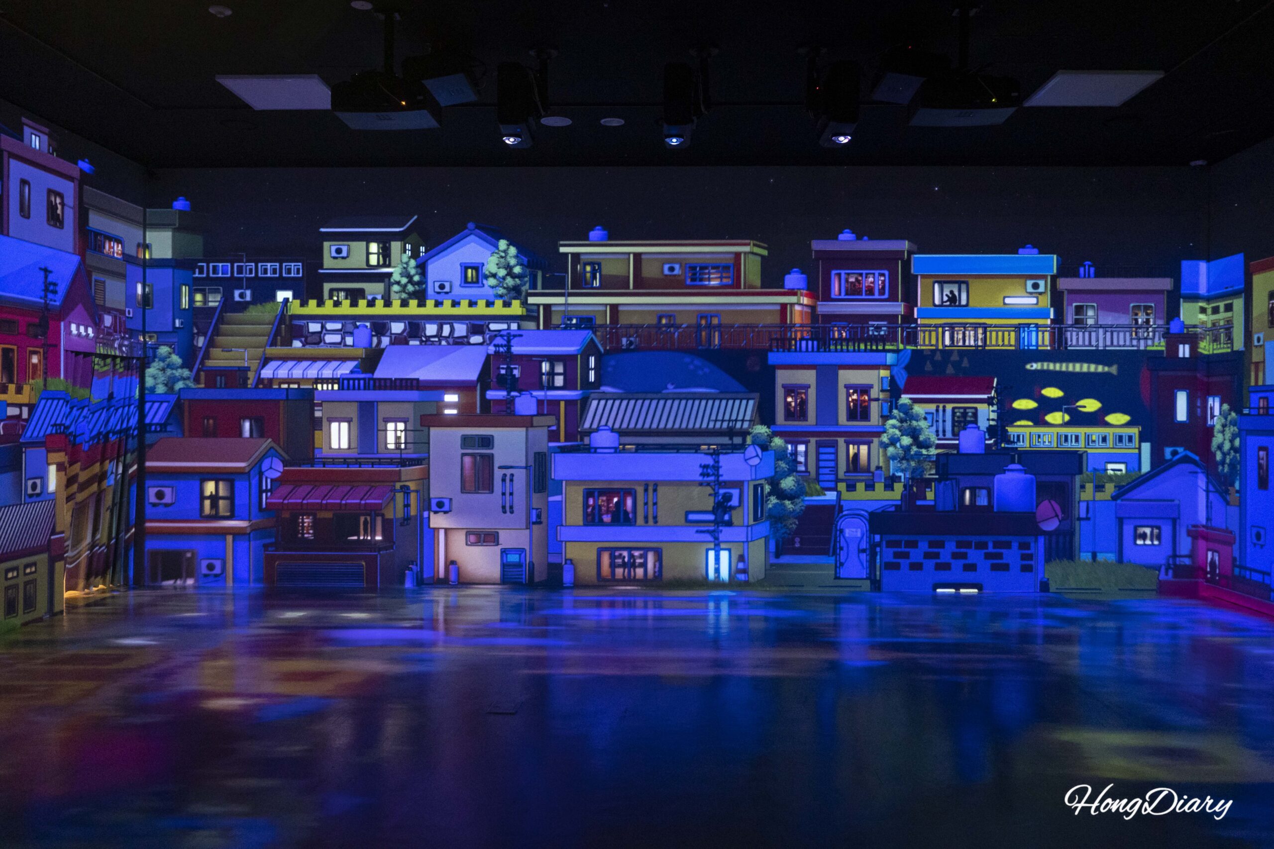 Cinema Busan immersive media art installation inside the Cine Museum