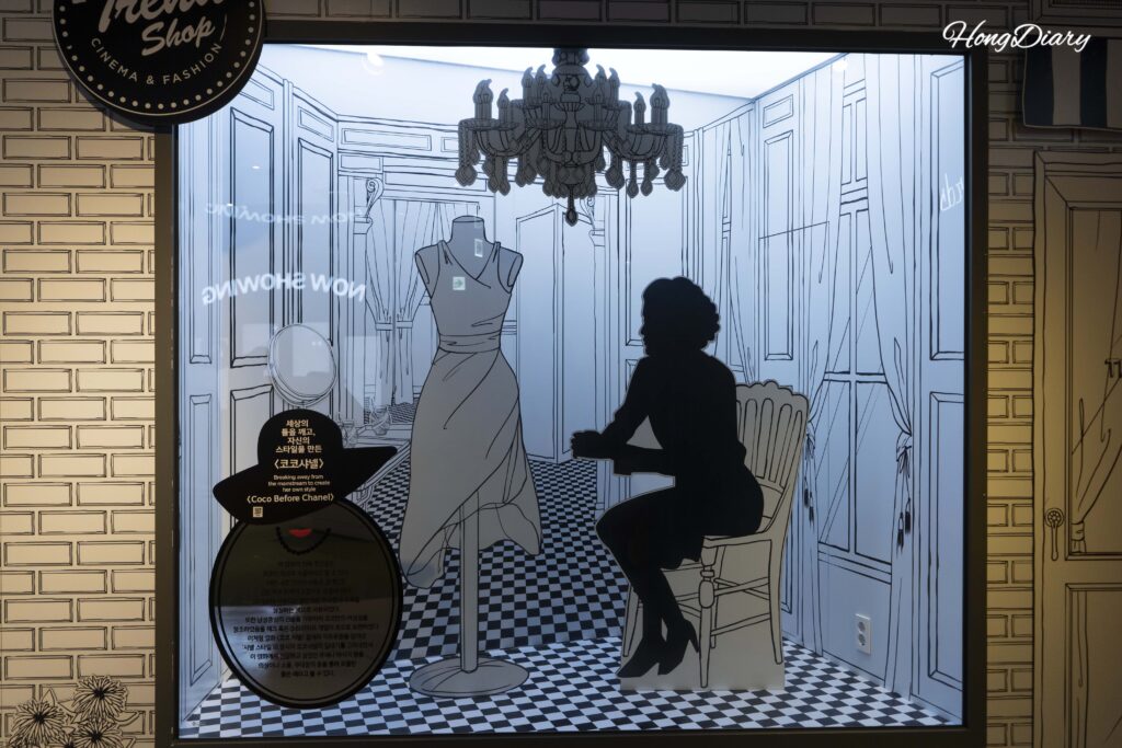 Exhibición adicional sobre la historia del cine en el museo