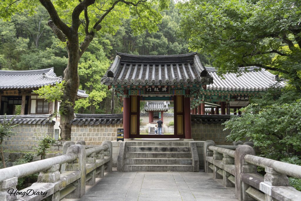 Chaemijeong, a traditional Korean pavilion near Geumosan Provincial Park in Gumi