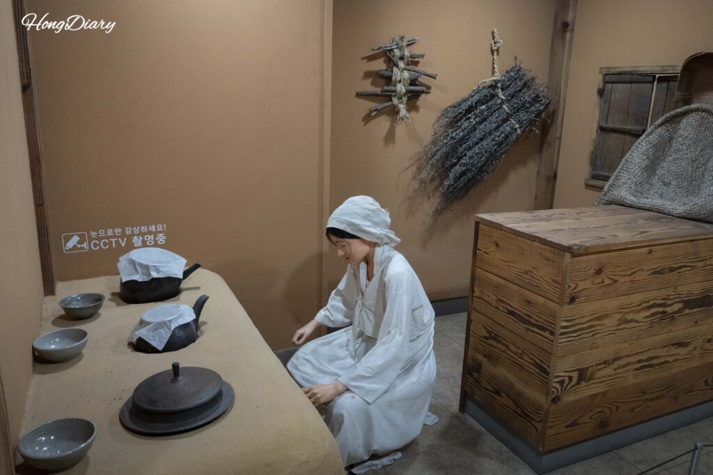 大邱薬令市韓医薬博物館の1910年代薬店ゴルモク再現展示