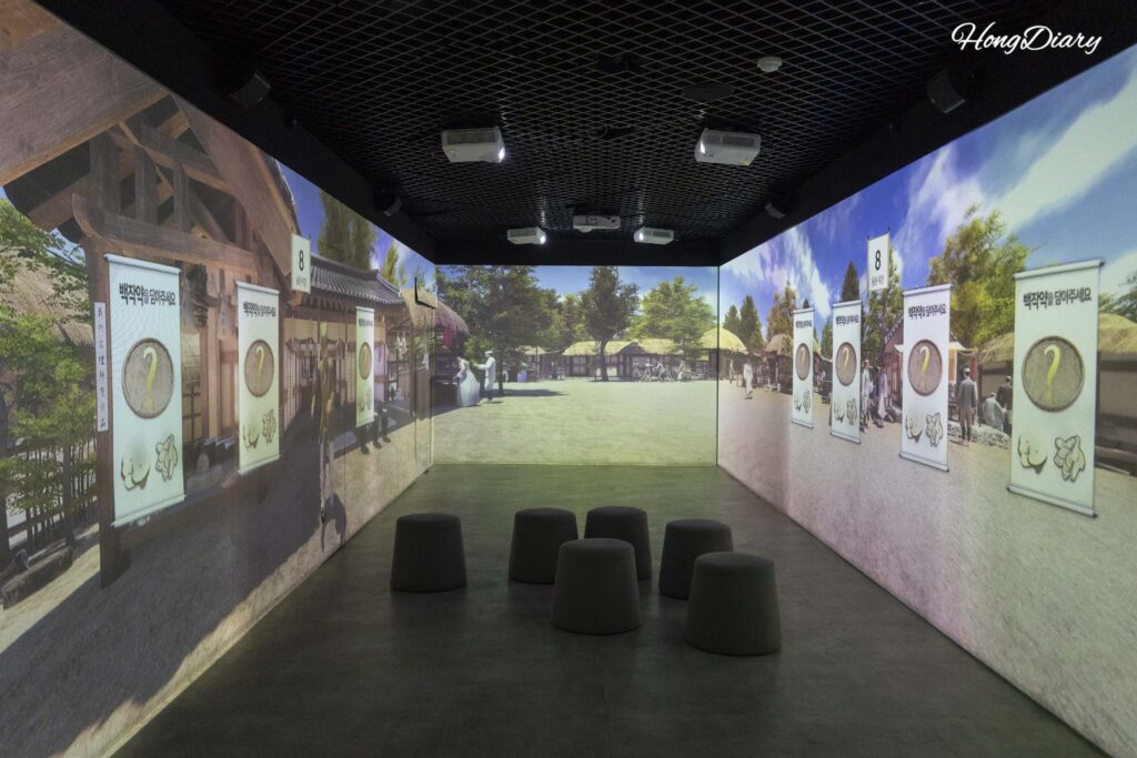 Interactive digital experience zone on the 3rd floor of the Daegu Yangnyeongsi Museum
